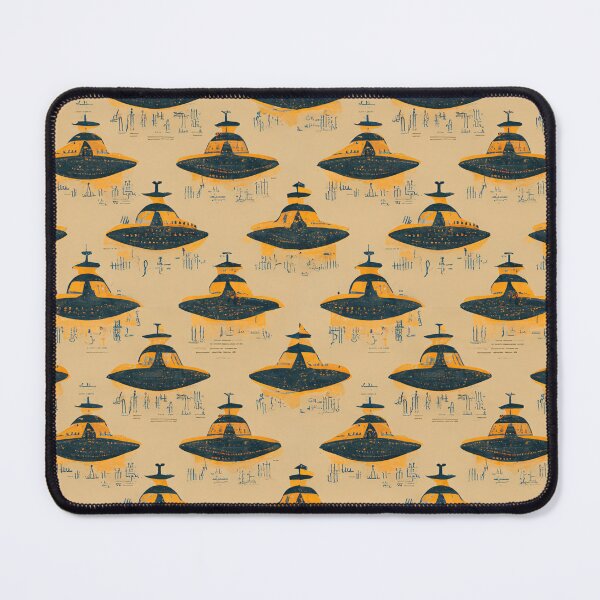 Item preview, Alien hieroglyphs seamless pattern designed and sold by Riverside-Moon.