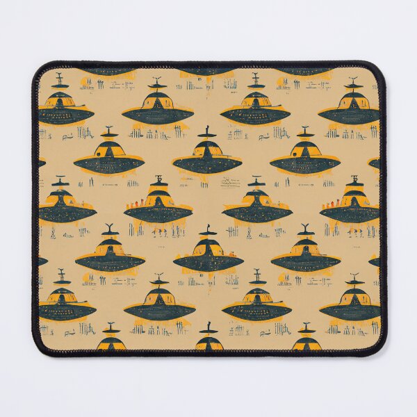 Item preview, Alien hieroglyphs seamless pattern designed and sold by Riverside-Moon.