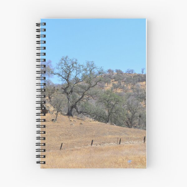 Item preview, California yellow dry mountain land and trees designed and sold by naturematters.