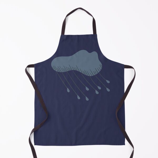 Item preview, Grey Stormy Rain Cloud Cartoon Illustration Greys Blues designed and sold by AngelDawnDesign.