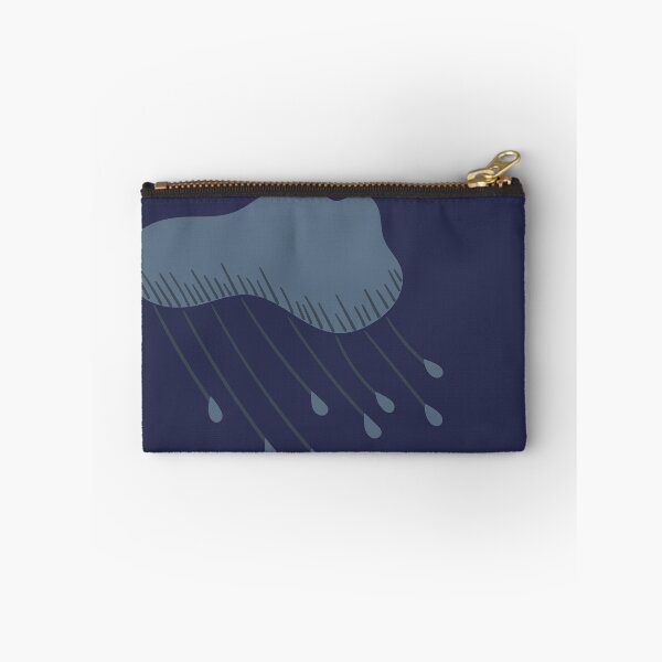 Item preview, Grey Stormy Rain Cloud Cartoon Illustration Greys Blues designed and sold by AngelDawnDesign.