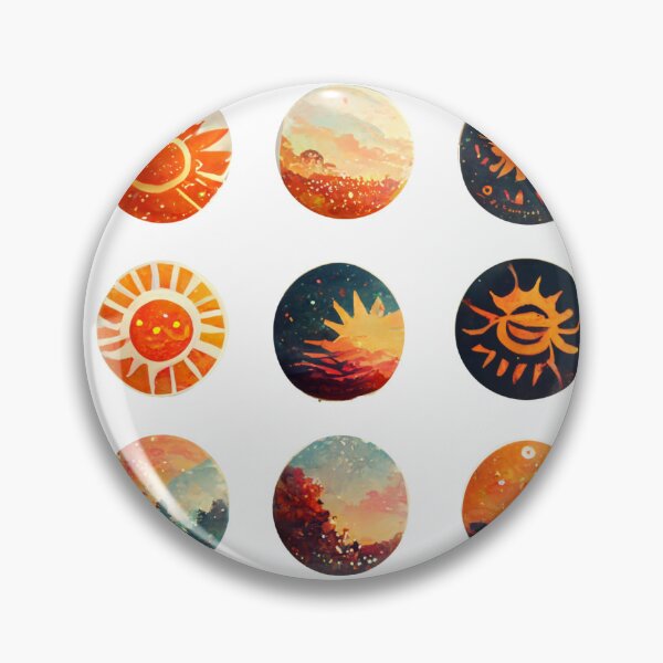 Item preview, Sun-Themed Sticker Set / Magnet Set designed and sold by RadicalWombat.