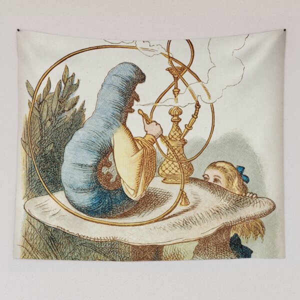 Item preview, Alice and The Caterpillar, illustrated by John Tenniel  designed and sold by LoveSeasonz.