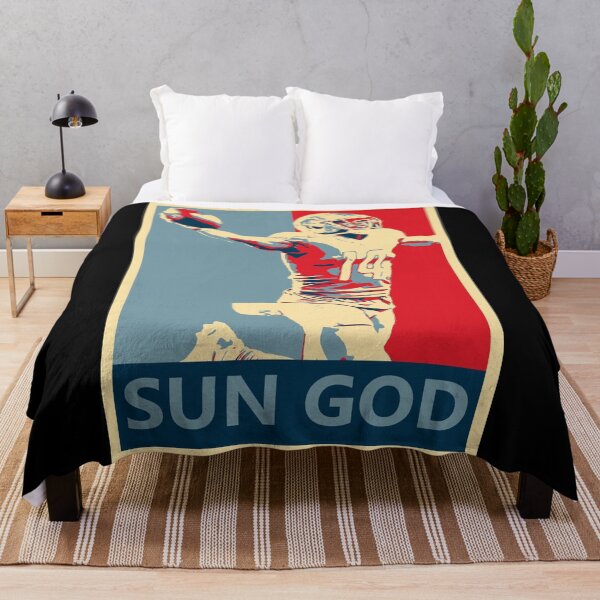 Item preview, Amon-Ra St. Brown Lions Sun God Campaign Poster designed and sold by CaseyParky.