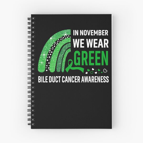 Item preview, In November We Wear Green Bile Duct Cancer Awareness designed and sold by Gillosina.