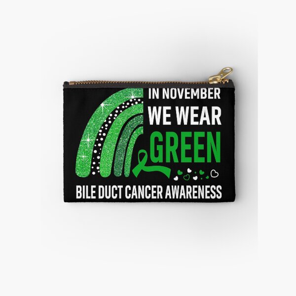 Item preview, In November We Wear Green Bile Duct Cancer Awareness designed and sold by Gillosina.