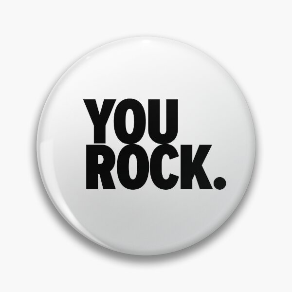 Item preview, You Rock | Black Text designed and sold by ThinkFun! Design.