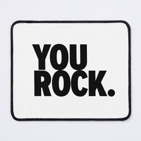 Item preview, You Rock | Black Text designed and sold by ThinkFun! Design.