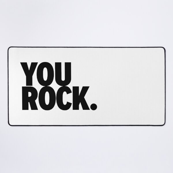 Item preview, You Rock | Black Text designed and sold by ThinkFun! Design.