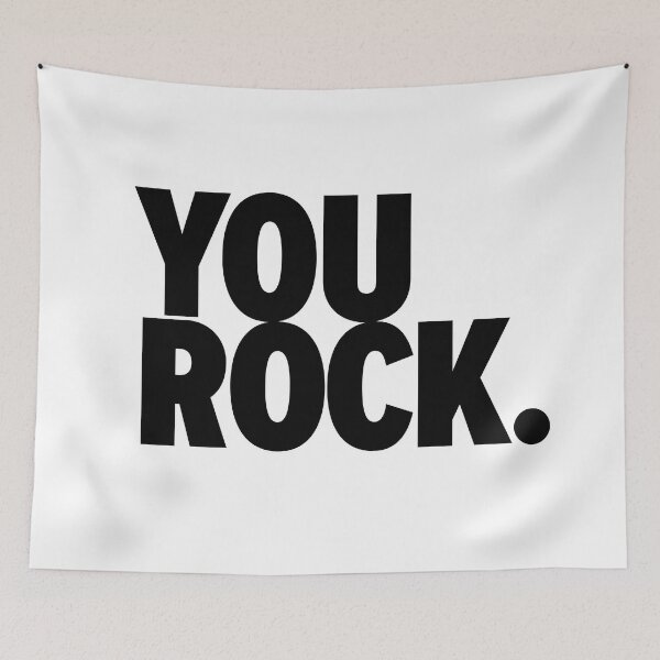 Item preview, You Rock | Black Text designed and sold by ThinkFun! Design.