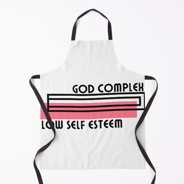 Item preview, Pink God Complex and Low Self Esteem Rectangle designed and sold by Pink Ribbon.