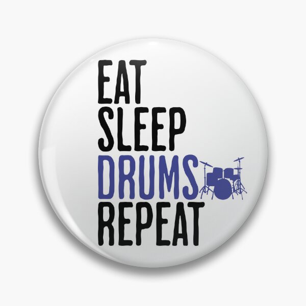 Item preview, Eat Sleep Drums Repeat - Humor For Drummers designed and sold by AlanPhotoArt.