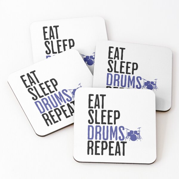 Item preview, Eat Sleep Drums Repeat - Humor For Drummers designed and sold by AlanPhotoArt.
