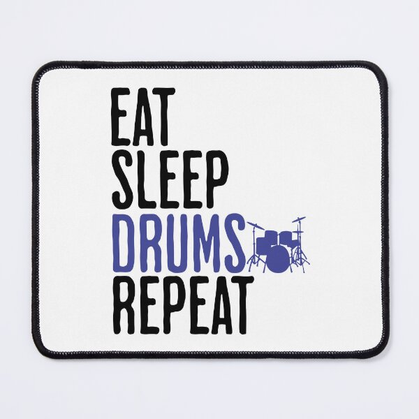 Item preview, Eat Sleep Drums Repeat - Humor For Drummers designed and sold by AlanPhotoArt.