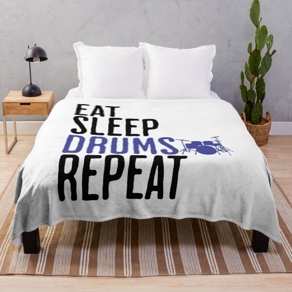 Item preview, Eat Sleep Drums Repeat - Humor For Drummers designed and sold by AlanPhotoArt.