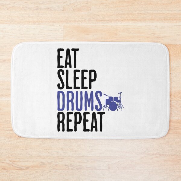 Item preview, Eat Sleep Drums Repeat - Humor For Drummers designed and sold by AlanPhotoArt.