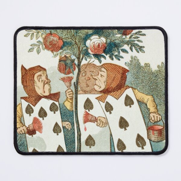 Item preview, Playing Cards Gardeners Painting Rose Tree Red, illustrated by John Tenniel designed and sold by LoveSeasonz.