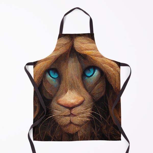 Item preview, Cute brown lion with blue eyes designed and sold by Riverside-Moon.