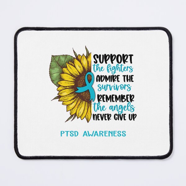 Item preview, PTSD Awareness - Support the Fighters Admire the Survivors Remember the Angels Never Give Up designed and sold by whlrcheryl.