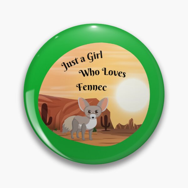 Item preview, Just A Girl Who Loves Fennec Funny Quote N2 designed and sold by KeysQuotes.