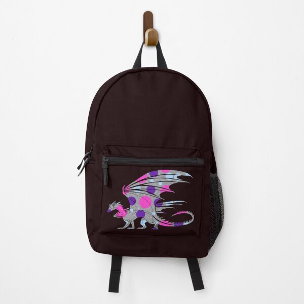 Item preview, Dragon Silhouette Filled with Purple, Pink, and Blue Circles designed and sold by AliCatOriginals.
