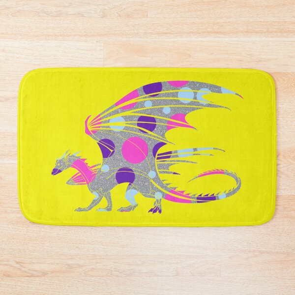Item preview, Dragon Silhouette Filled with Purple, Pink, and Blue Circles  designed and sold by AliCatOriginals.