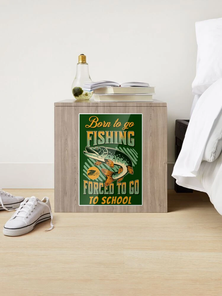 Welcome Bass Fishing Tin Sign