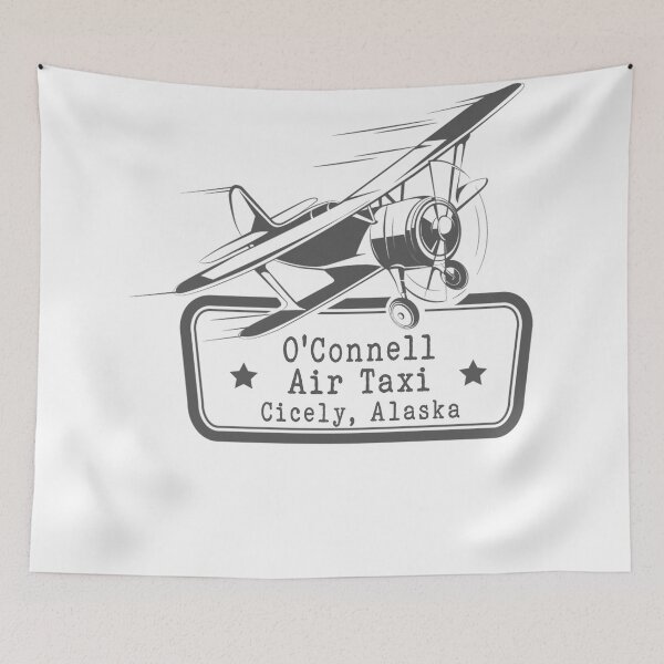 Item preview, O'Connell Air Taxi Northern Exposure Cicely Alaska designed and sold by SonnyBoyDesigns.