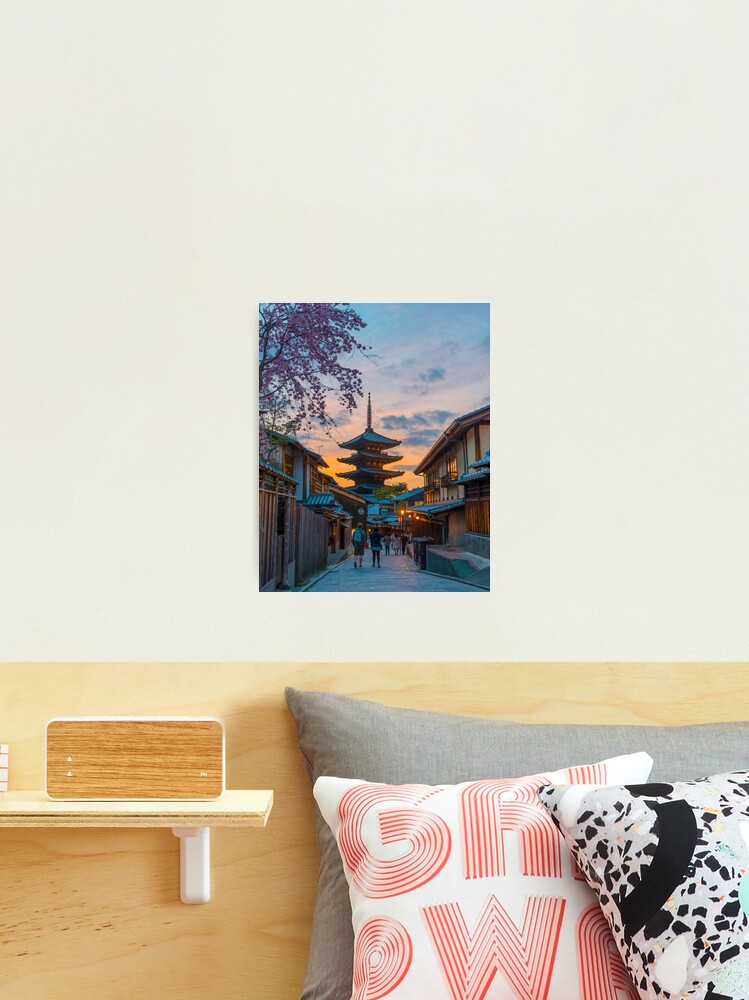 Thumbnail 1 of 3, Photographic Print, Kyoto Temple Sunset designed and sold by Adrian Alford Photography.