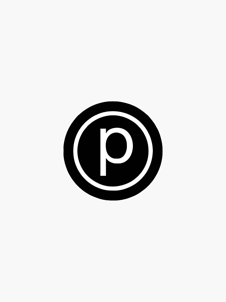Club Pilates Black Symbol Logo | Sticker