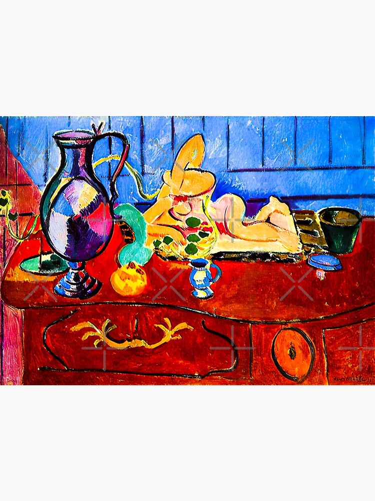 Henri Matisse Still Life With A Pewter Jug And Pink Statuette