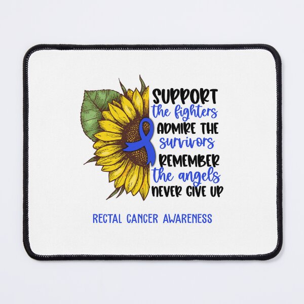 Item preview, Rectal Cancer Awareness - Support the Fighters Admire the Survivors Remember the Angels Never Give Up designed and sold by whlrcheryl.