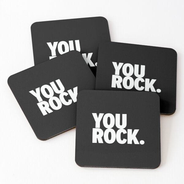 Item preview, You Rock | White Text designed and sold by ThinkFun! Design.