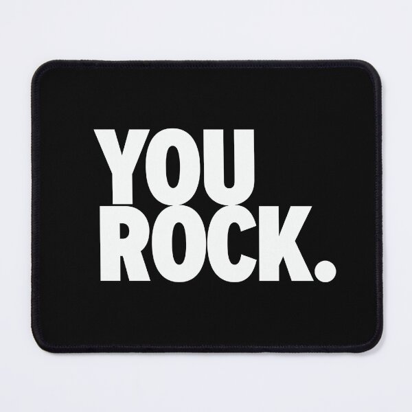 Item preview, You Rock | White Text designed and sold by ThinkFun! Design.