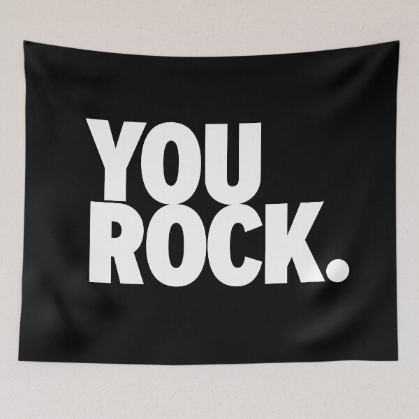 Item preview, You Rock | White Text designed and sold by ThinkFun! Design.