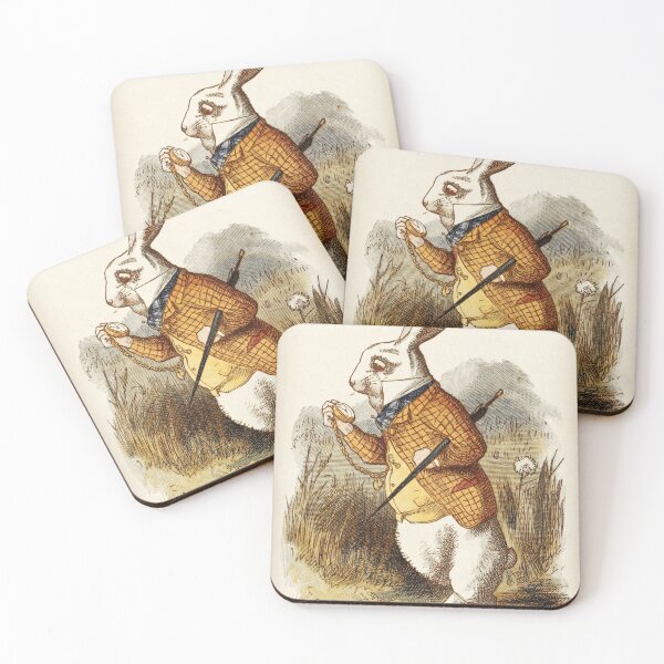 Item preview, The White Rabbit from Alice in Wonderland, illustrated by John Tenniel  designed and sold by LoveSeasonz.