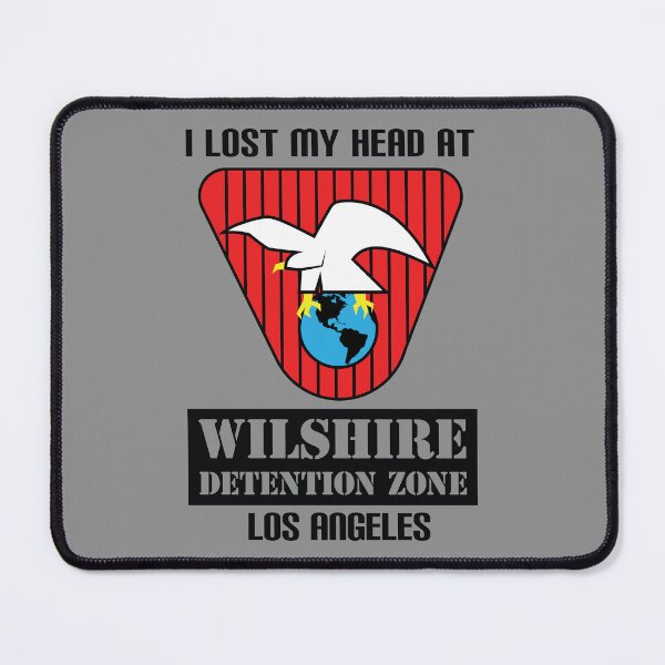 Item preview, Wilshire Detention Zone Souvenir Tee (The Running Man) designed and sold by blackrock3.