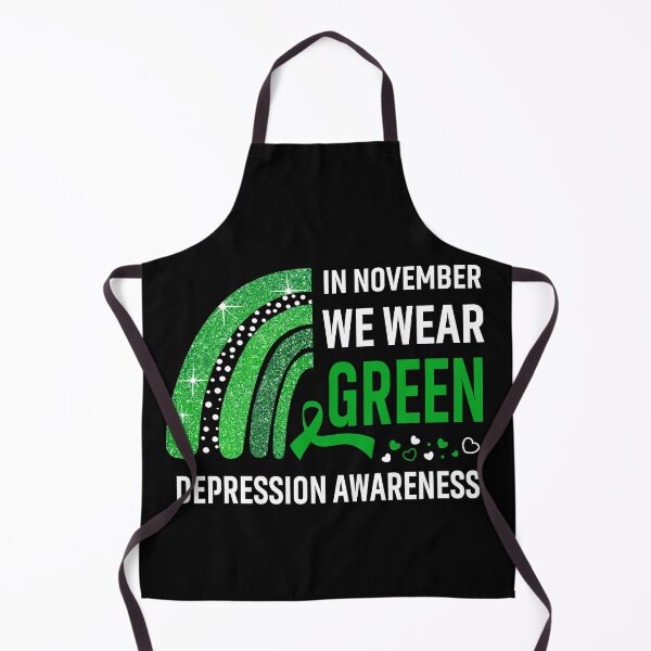 Item preview, In November We Wear Green Depression Awareness designed and sold by Gillosina.