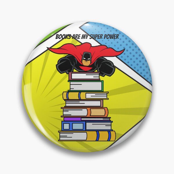 Item preview, Books Are My Superhero designed and sold by tmdaliggr.