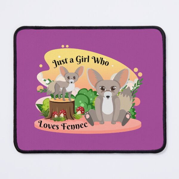 Item preview, Just A Girl Who Loves Fennec Funny Quote N3 designed and sold by KeysQuotes.
