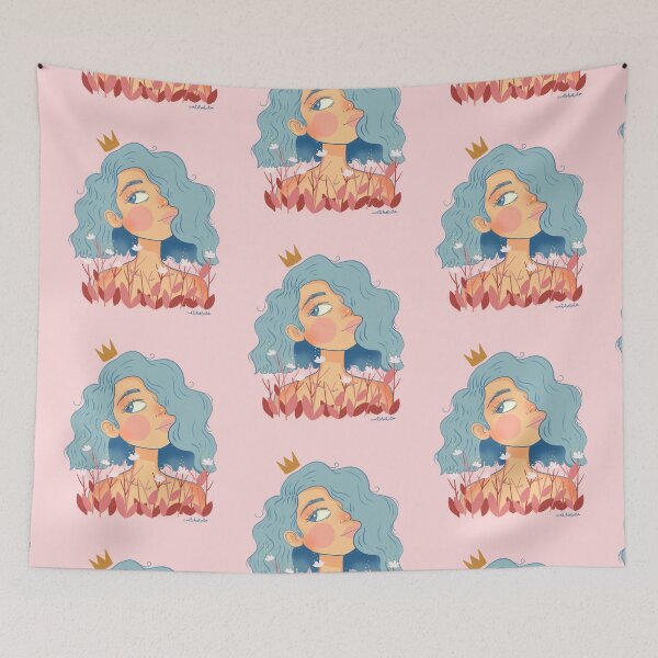 Item preview, Princesa y flores  designed and sold by Arelibelula.