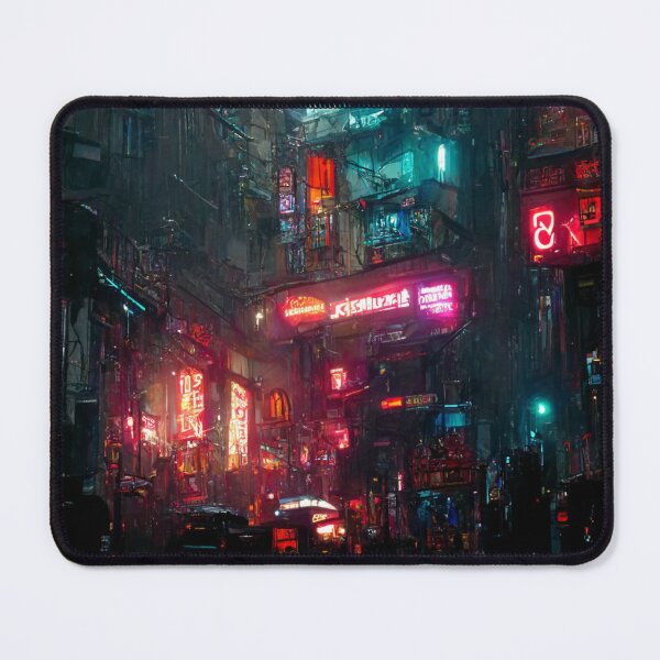 Item preview, Futuristic cyber street designed and sold by Riverside-Moon.