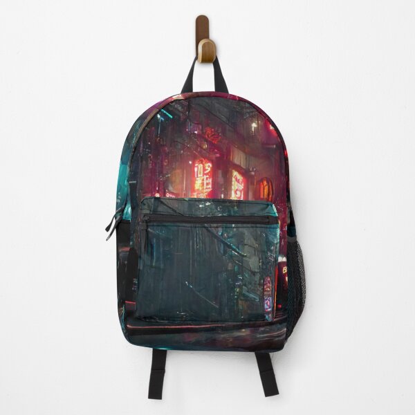 Item preview, Futuristic cyber street designed and sold by Riverside-Moon.
