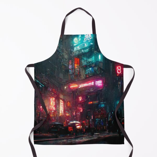 Item preview, Futuristic cyber street designed and sold by Riverside-Moon.