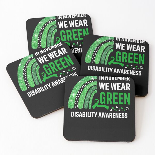 Item preview, In November We Wear Green Disability Awareness designed and sold by Gillosina.
