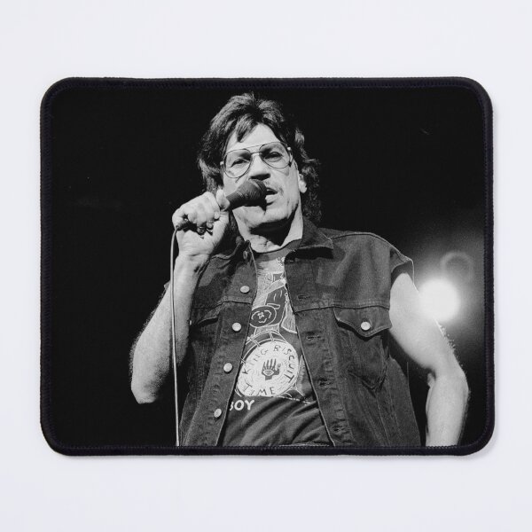 Item preview, John Kay - Steppenwolf - BW Photograph designed and sold by ConcertImages.