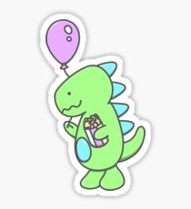 Chomper Theme Park Sticker