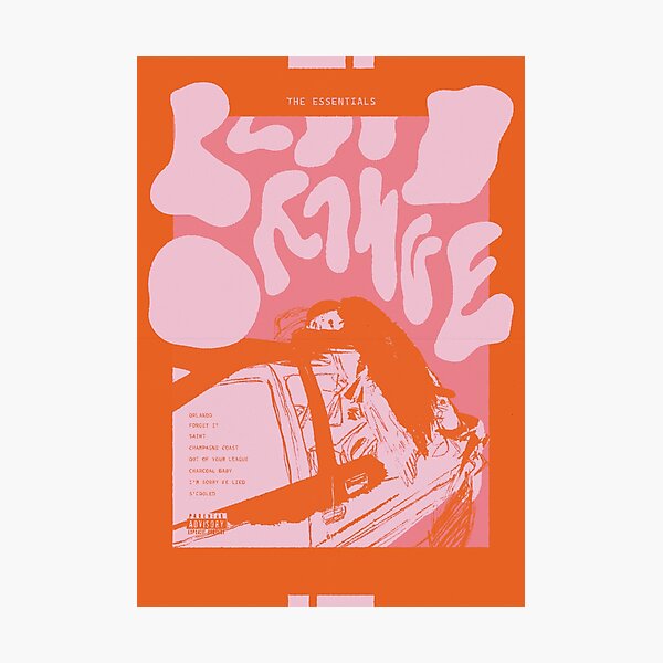 Item preview, Blood Orange Essentials Poster - Pink/Orange designed and sold by theashleymay.