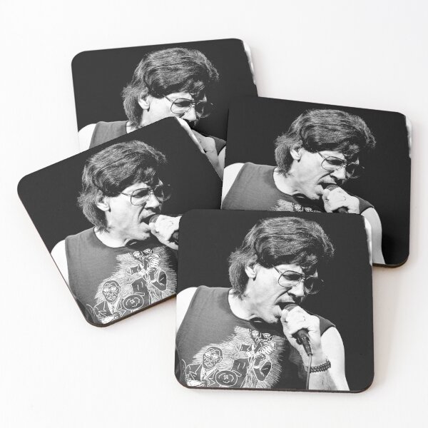 Item preview, John Kay - Steppenwolf - BW Photograph designed and sold by ConcertImages.