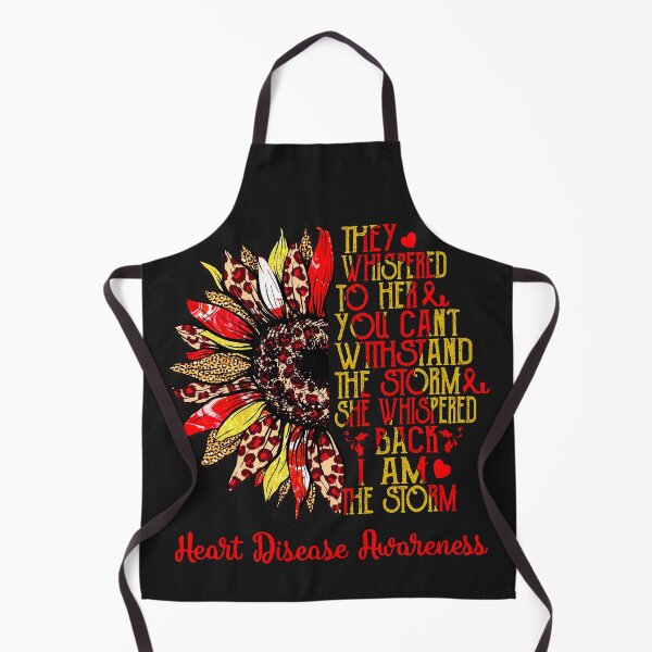 Item preview, I Am The Storm Sunflower Leopard Heart Disease Awareness designed and sold by rechardtee.